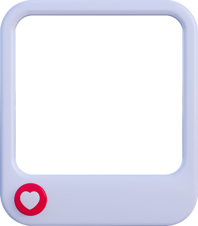 3d Frame Instagram Icon
